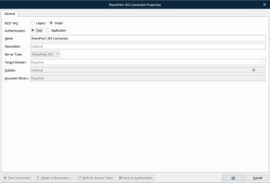 SharePoint 365 Connection Properties.png